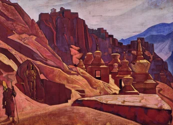 O mosteiro Bonpo no Tibete, 1925