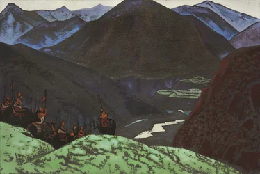 O anfitrião de Gesar Khan, 1931