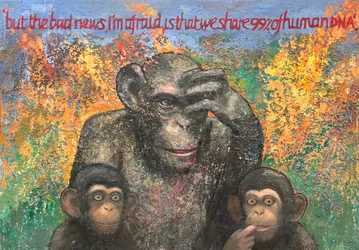 ADN, 2020-23 (óleo sobre tábua)
