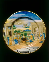 Martírio de Santa Cecília, prato