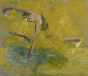 Bailarina no mar, 2021 (óleo sobre tela)