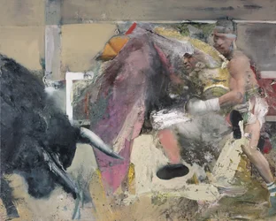 Corrida III, 2018 (óleo sobre tela)