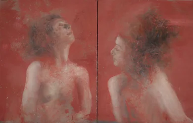 Diálogo, 2015 (óleo sobre tela)