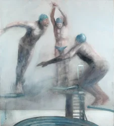 Mergulhadores, 2012 (óleo sobre tela)