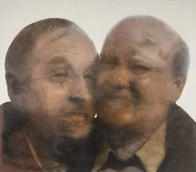 Colisão de rostos, 2004 (óleo sobre tela)