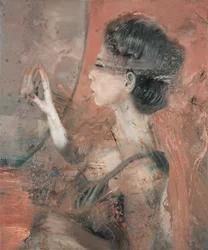 Mulher no espelho, 2019 (óleo sobre tela)