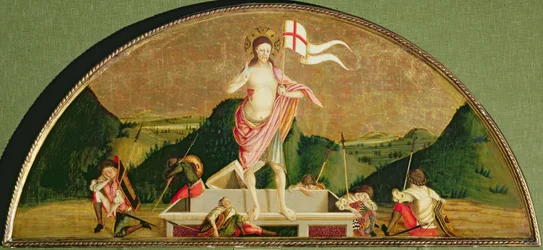 Cristo ressuscitado (óleo sobre painel)