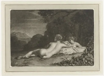 Paisagem com duas ninfas