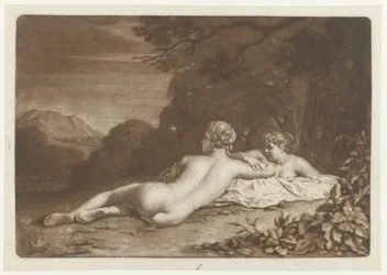 Paisagem com duas ninfas