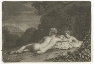 Paisagem com duas ninfas