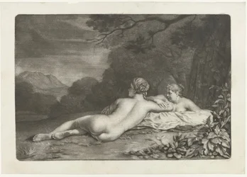 Paisagem com duas ninfas