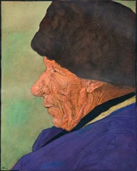 A Mans Head, Volendam, 1904.