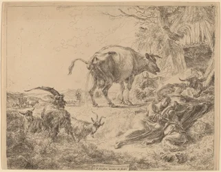 Vaca Mijando.