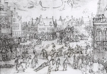 A morte dos conspiradores da pólvora, 31 de janeiro de 1606 (gravura)