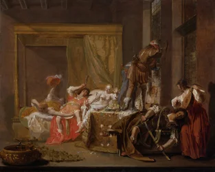 Companhia em um bordel Messalina und Gaius Silius, 1655