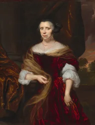 Retrato de uma senhora, 1676.