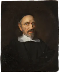 Retrato de um homem vestido de preto
