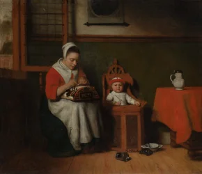 The Lacemaker, ca. 1656