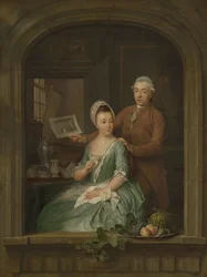 Retrato de Robert Muys e sua esposa Maria Nozeman Retrato de Robert Muys e sua esposa Maria Nozeman