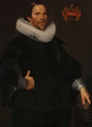 Retrato de Pieter van Son, c.1622-1629 (óleo sobre painel)
