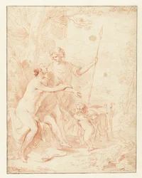 Vénus, Adónis e Cupido