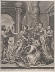Aquiles e as filhas de Licomedes, ca. 1620-26., c. 1620-26.
