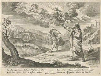 Elisha vê a ascensão de Elias
História de Elisha (título da série)