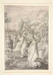 Cristo carregando a cruz (série Paixão)