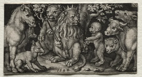 O rei dos animais, 1594.
