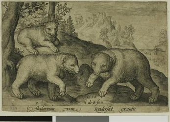 Três Ursos, prato dez de Animais de Quatro Pernas