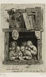 Cinco cantores numa janela aberta: os rederijkers