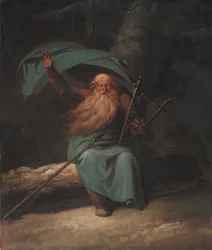Ossian Singing His Swan Song, 1780-1782.