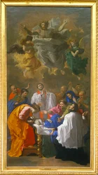 São Francisco-Xavier ressuscita a filha de um habitante de Cangoxima no Japão - São Francisco-Xavier ressuscita um habitante de Cangoxima no Japão ...
