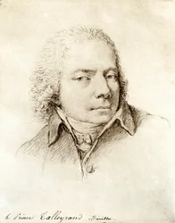 Retrato do político francês Charles Maurice de Talleyrand Perigord (ou Talleyrand-Perigord