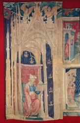 O leitor, da tapeçaria de Apocalypse de Angers, 1373-87 (tapeçaria)