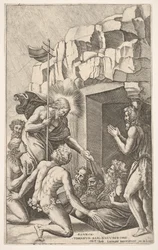 Cristo no Limbo, depois de Rafael, 1541.