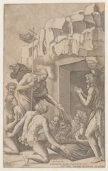 Cristo no Limbo, depois de Rafael, 1541., 1541.