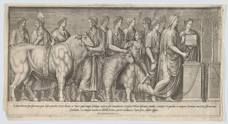 Sacrifício Pagão, depois de um Antigo Baixo Relevo, 1553., 1553.