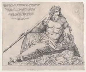 Espelho da magnificência romana: The Ocean God, 1560., 1560