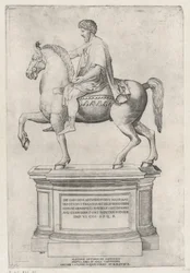 A Estátua Equestre de Marco Aurélio no Capitólio, 1548., 1548.