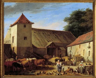 Pintura do Tribunal da Fazenda por Nicolas Lepicie (1735-1784) 1784 Sun. 0,64x0,77 m Paris musee du Louvre