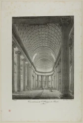 Vista interior de St. Philippe du Roule, Paris