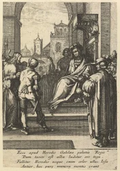 Cristo Diante de Pilatos, da Paixão de Cristo, meados do século XVII.