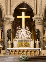 Descida da Cruz, Altar-Mor, Notre Dame, Paris, c.1695-1705 (mármore)