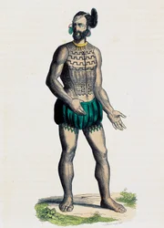Nativo do Arquipélago Romanzoff (Oceania)