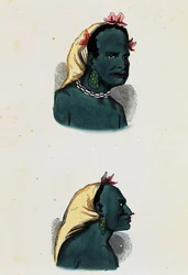 Nativo de Vanou e chefe de Vanou (Vanikoro)