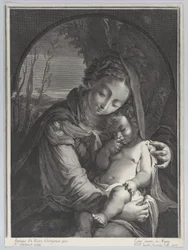 Virgem com o Menino Jesus adormecido, 1708., 1708.