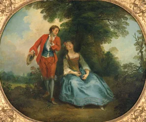 Pastora adormecida, ca 1730