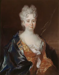 Retrato de Anne-Thérèse de Marguenat de Courcelles, Marquesa de Lambert, c. 1710.