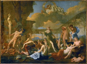 O reino de Flora (pintura sobre tela)